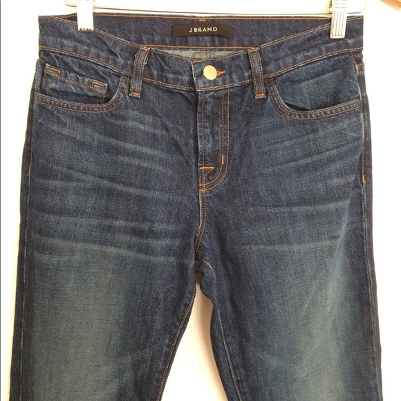 J Brand Jake Boy Fit Jeans 24 Women’s Medium Wash Mid-rise Wasted Love 9044C093B - Picture 4 of 10